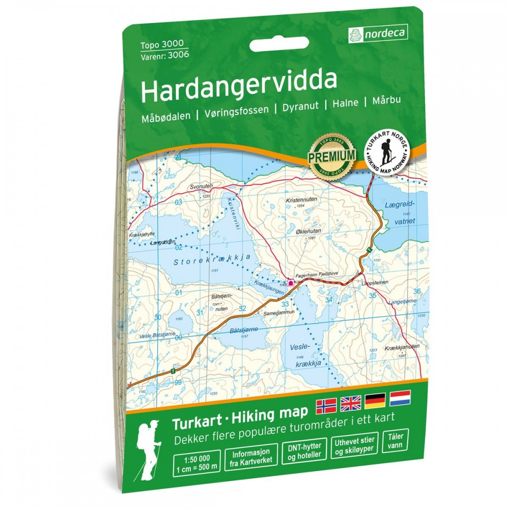 Hardangervidda Topo 3000